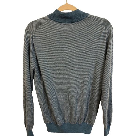 Peter Millar Merino Wool Quarter Zip Sweater Size M - Picture 2 of 8